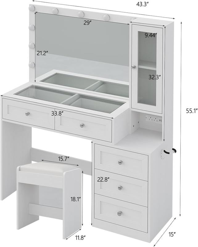 Elite Vanity Suite with Smart Lighting