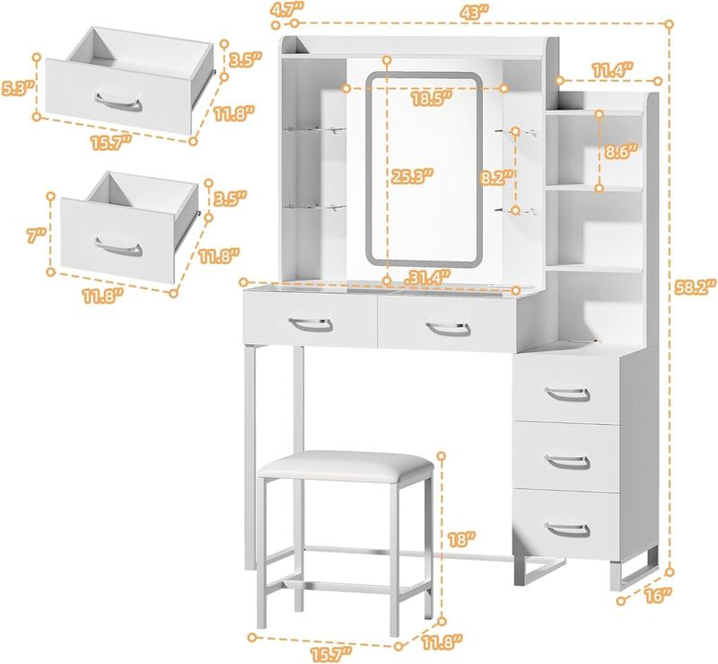 Glow Vanity with Charging