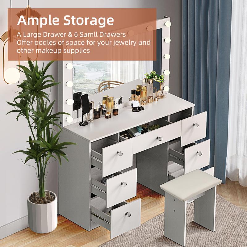 Elite Beauty Vanity Desk