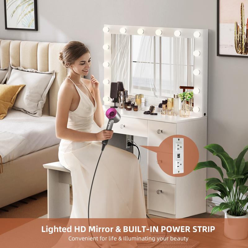 Elite Beauty Vanity Desk