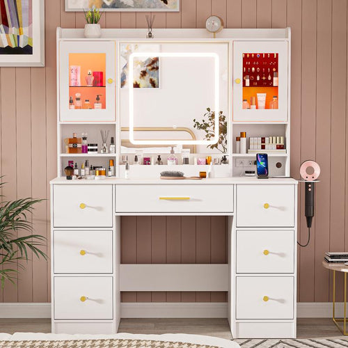 Luxe LED Vanity & Jewelry Hub