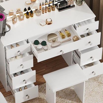 Opulent Lighted Vanity Set