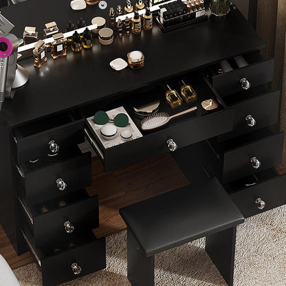 Opulent Lighted Vanity Set