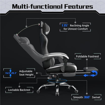 Pro-Level Reclining Gamer Chair