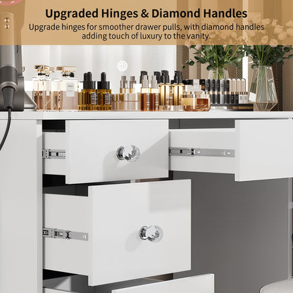 Premium Vanity with Power Hub