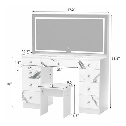 Premium Vanity with Power Hub