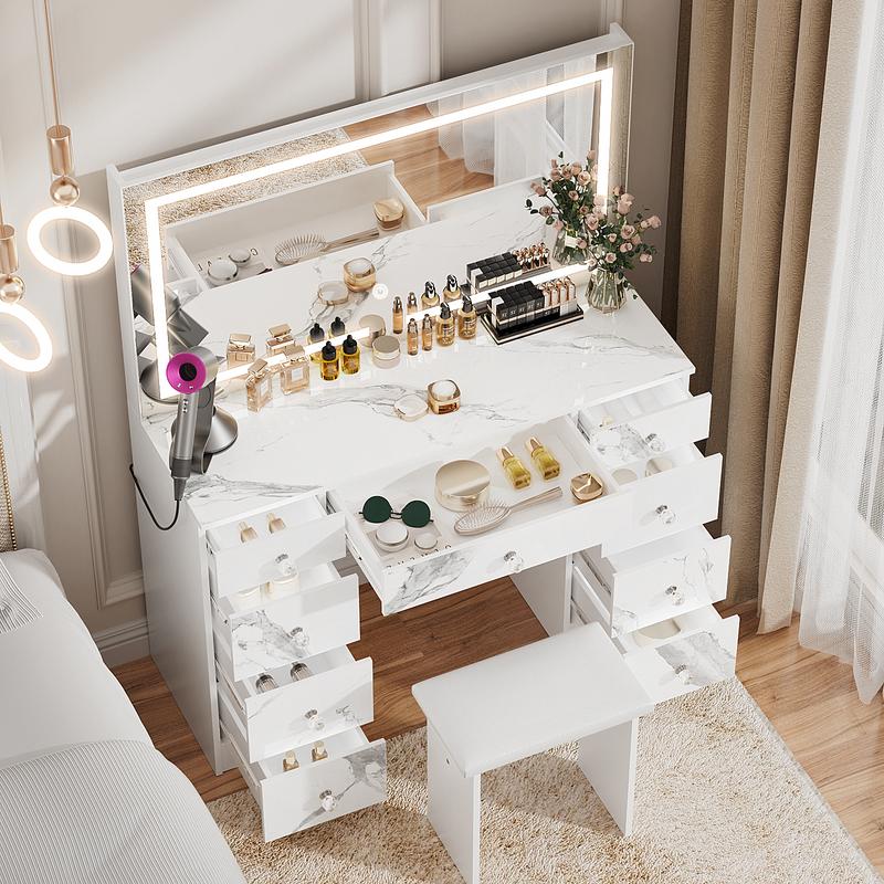 Premium Vanity with Power Hub